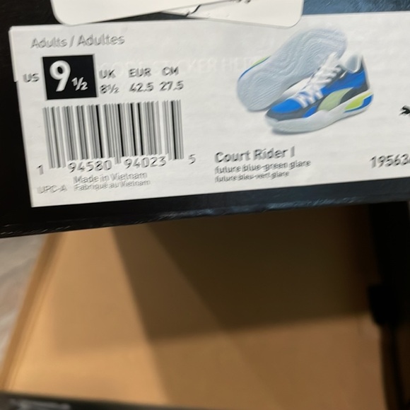 Puma Court Rider 1 future blue green glare NEW main image 6